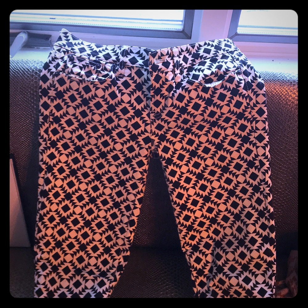 Jcrew geometric pants